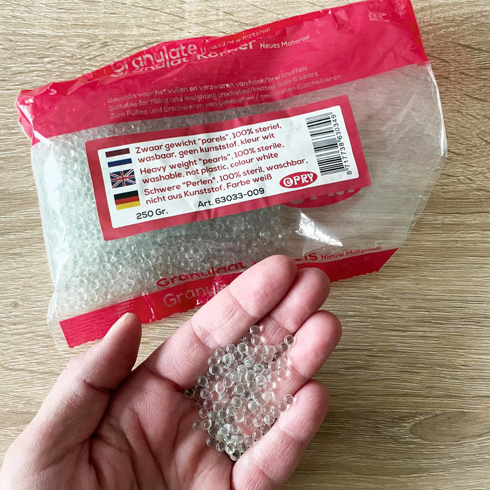 Glaspellet fyllning, 250g