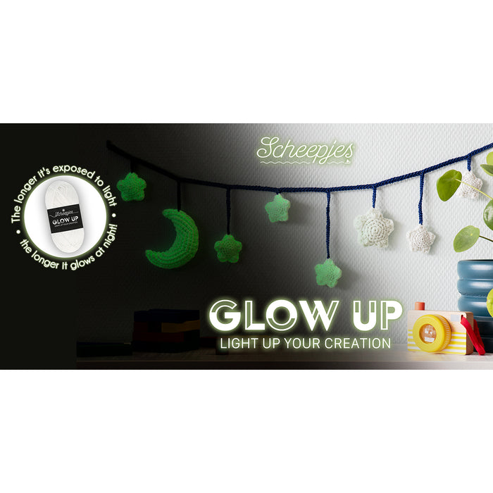Scheepjes Glow Up 50g – Luminescent White 1001