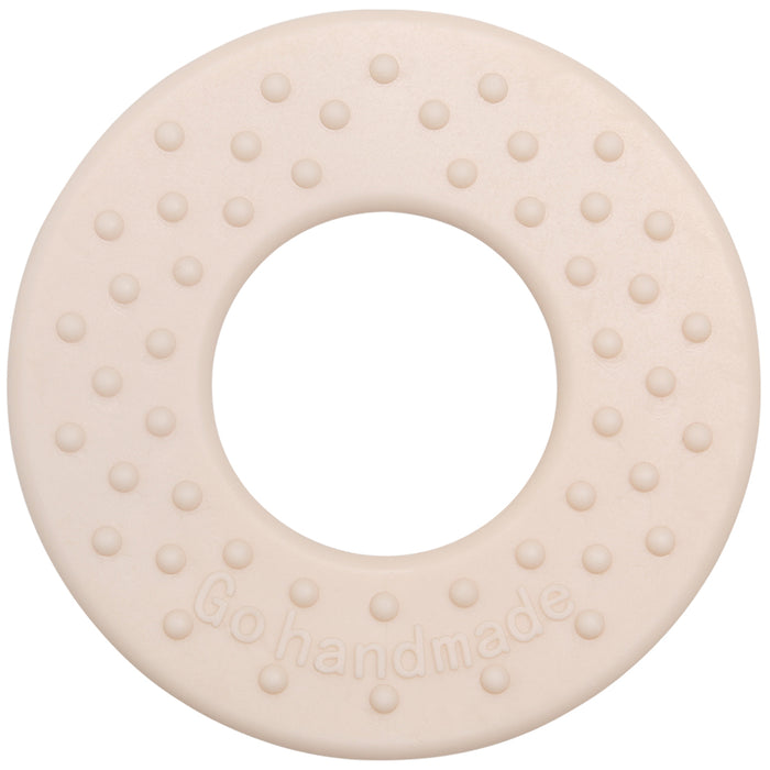 Go Handmade – Mjuk TPE bitring, rund, 75mm