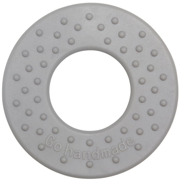 Go Handmade – Mjuk TPE bitring, rund, 75mm