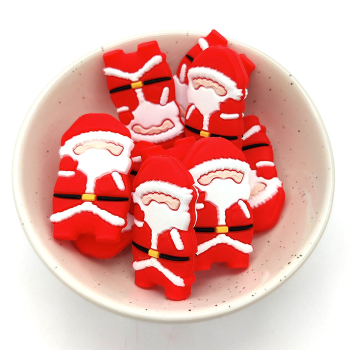 Motivpärla i silikon, jultomte