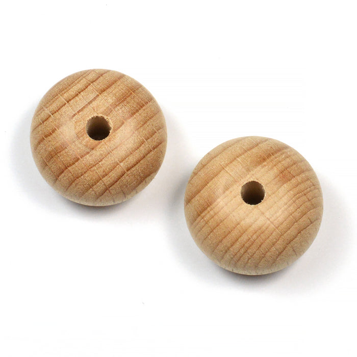 Stora abacus träpärlor, Premium Wood, 2st