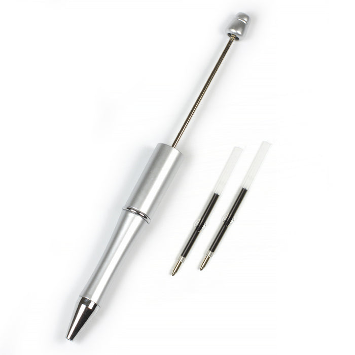 Pärlbar penna, silver