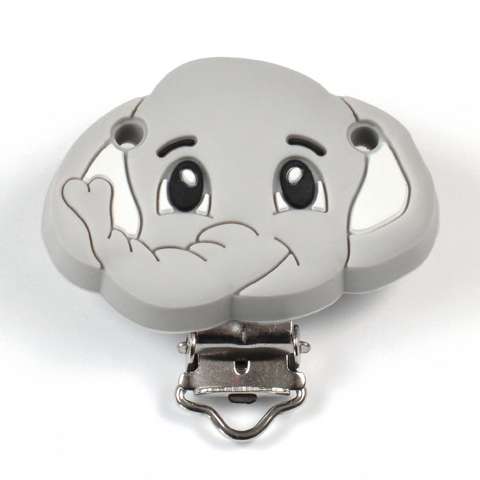 Silikonclips, elefant