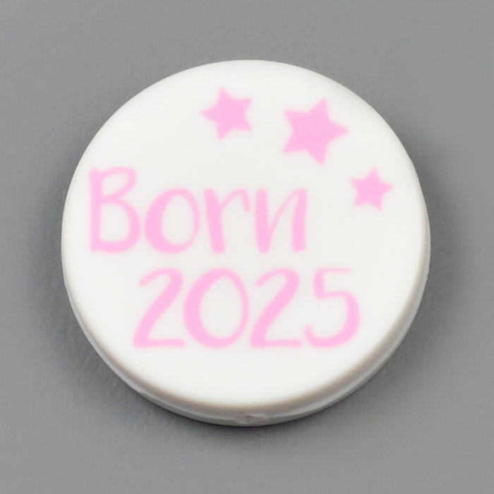 Motivpärla i silikon, Born 2025