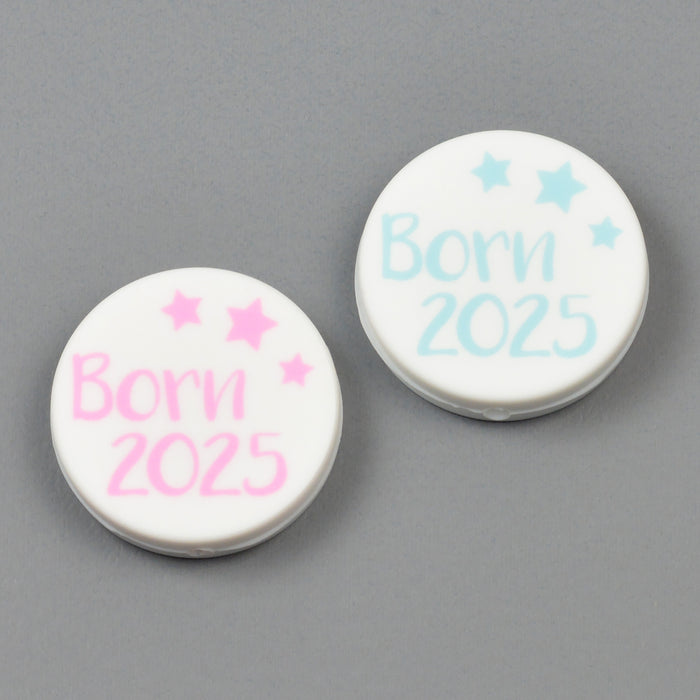 Motivpärla i silikon, Born 2025