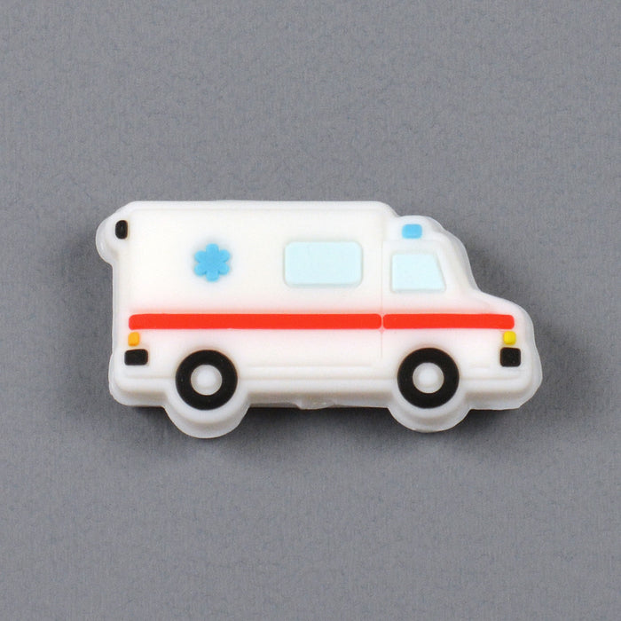 Motivpärla i silikon, ambulans