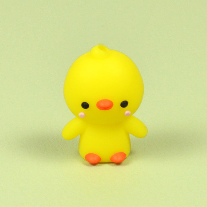 Motivpärla i silikon, 3D little chicken