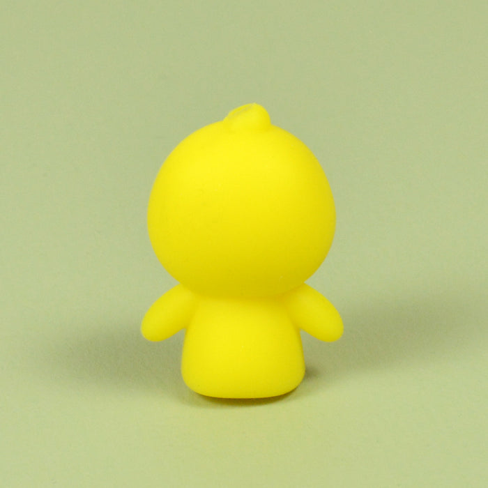 Motivpärla i silikon, 3D little chicken