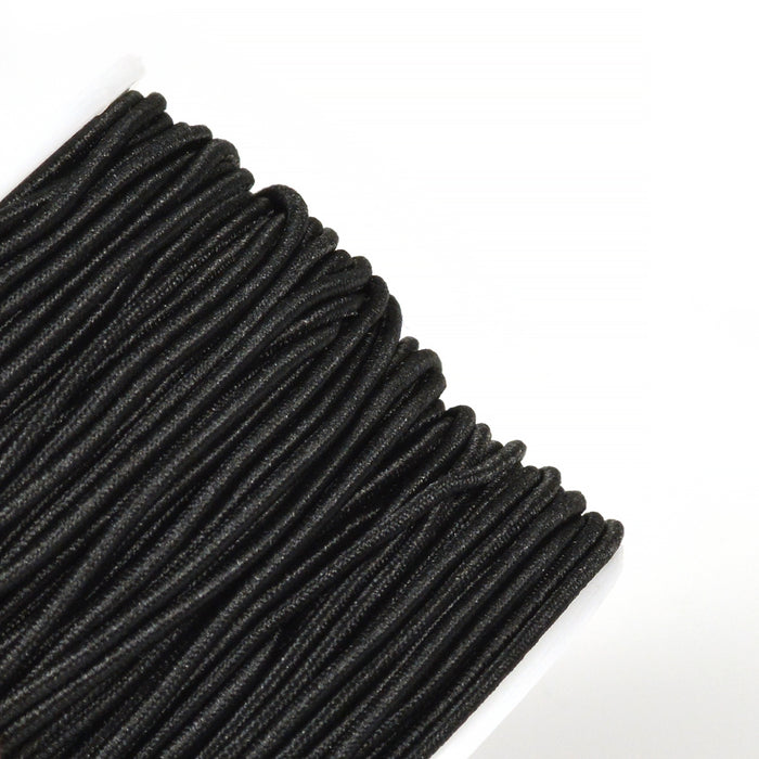 Rundresår, svart, 1mm – rulle med 18m