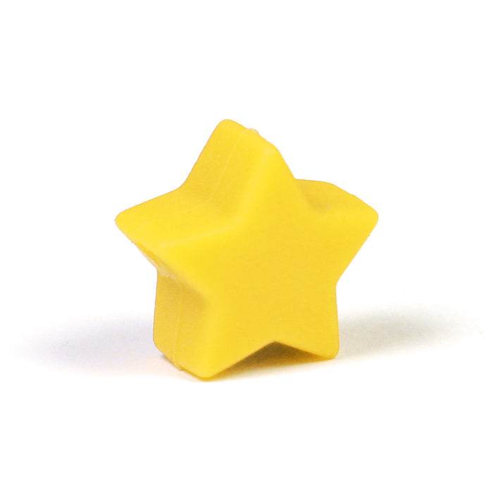 Motivpärla i silikon, liten stjärna