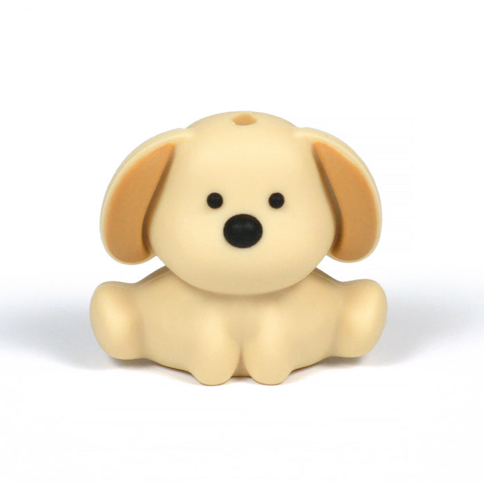 Motivpärla i silikon, 3D hund