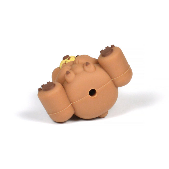 Motivpärla i silikon, 3D nalle *liten och stor*