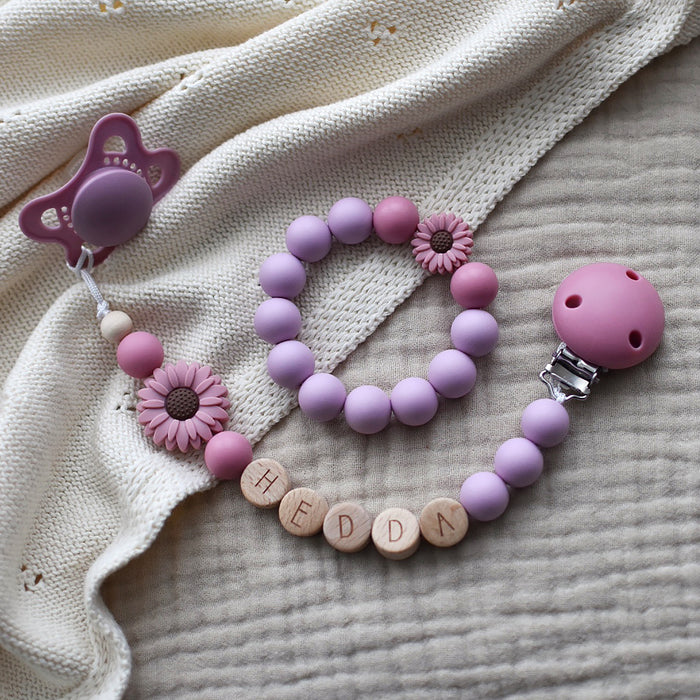 Silikonpärlor, deep mauve, 15mm