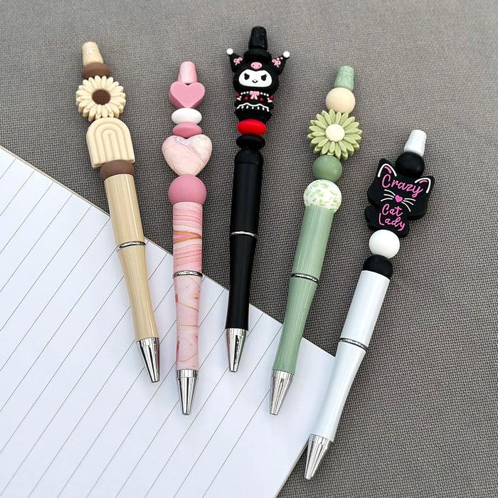 Pärlbar penna, beige
