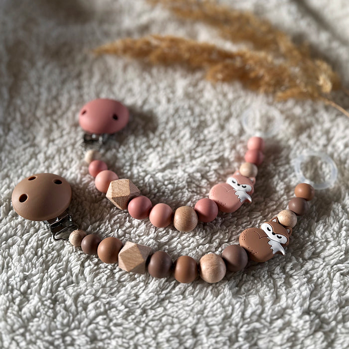 Silikonclips, rose dawn