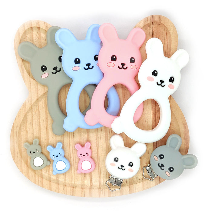 Silikonclips, bunny