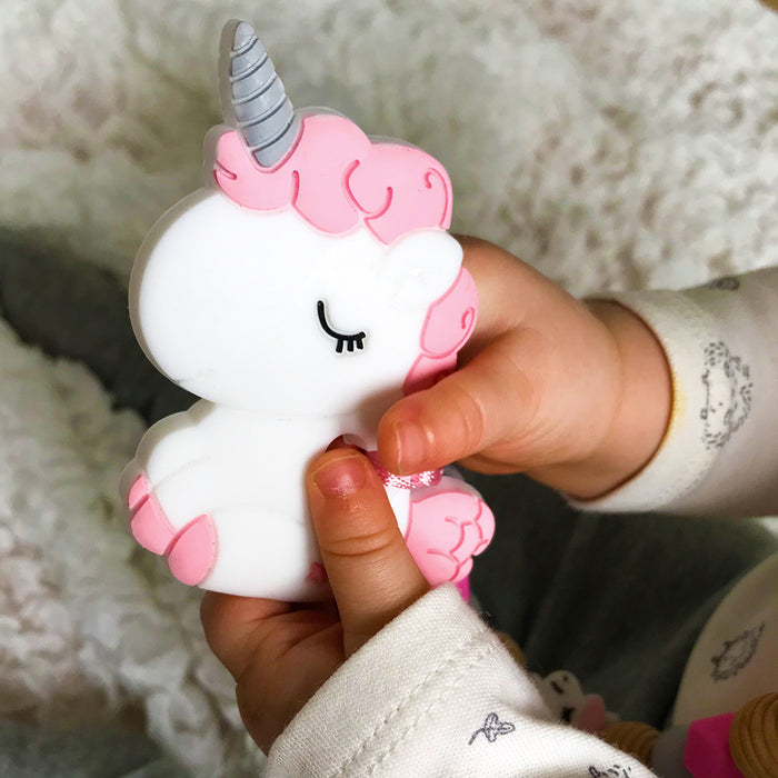 Silikon bitring, baby unicorn