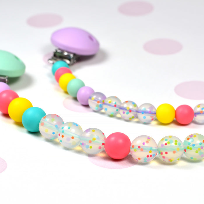 Silikonclips, lavendel