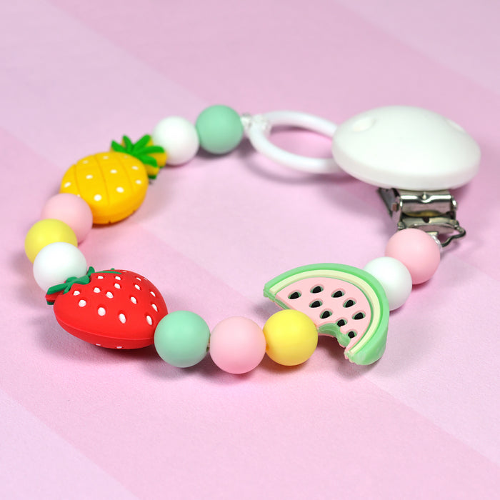 Silikonclips, vit