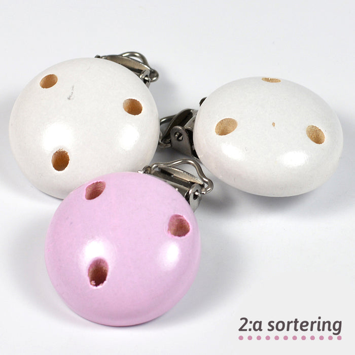 Premium-Träclips – 2:a sortering, 2-pack