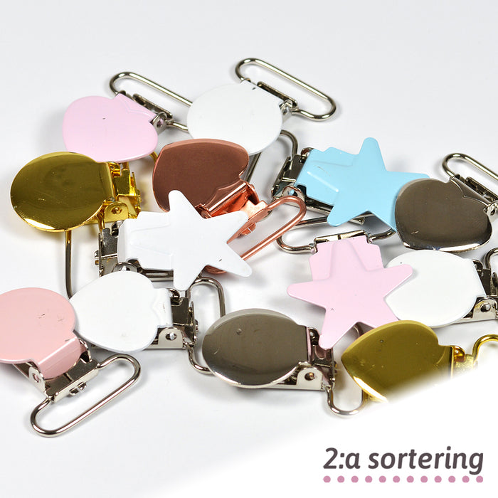Metallclips, 5st – 2:a sortering