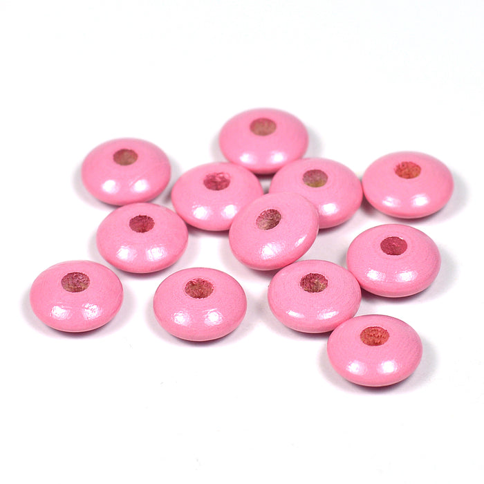 Trälinser, rosa, 50st