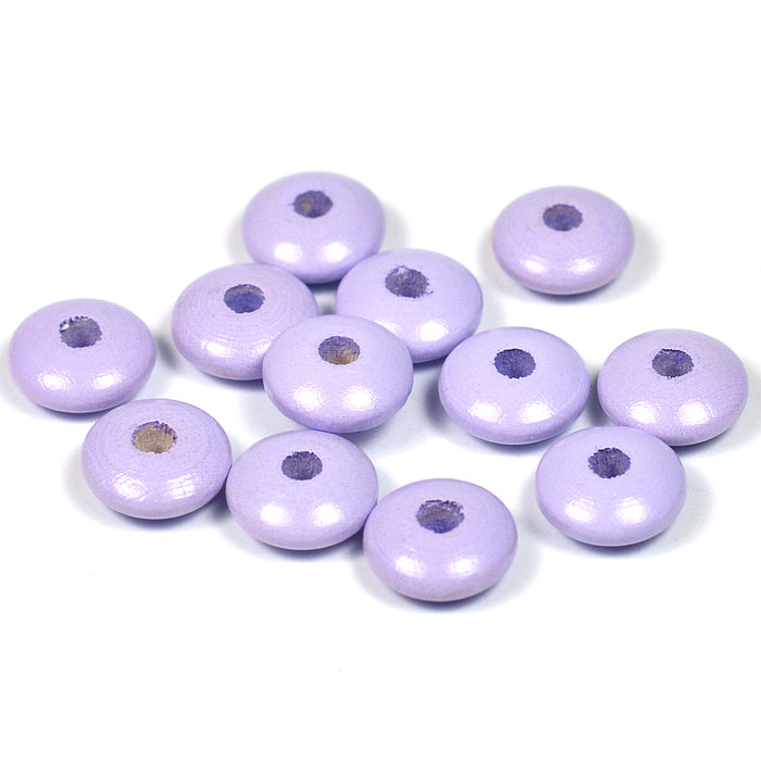 Trälinser, lavendel, 50st