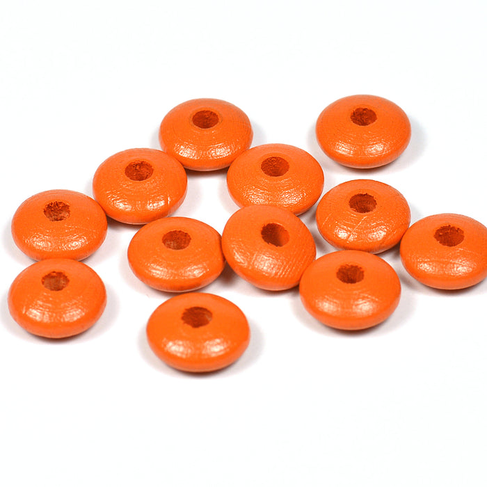 Trälinser, orange, 50st