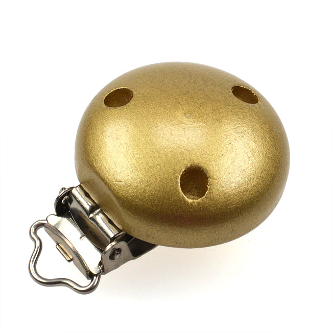Premium-Träclips *classic*, guld