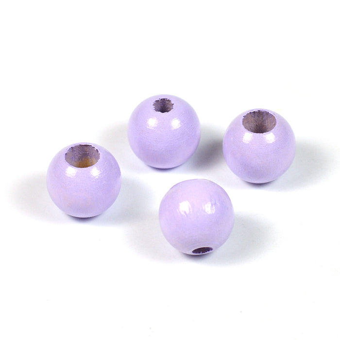 Säkerhetspärlor, 10mm, lavendel, 6st