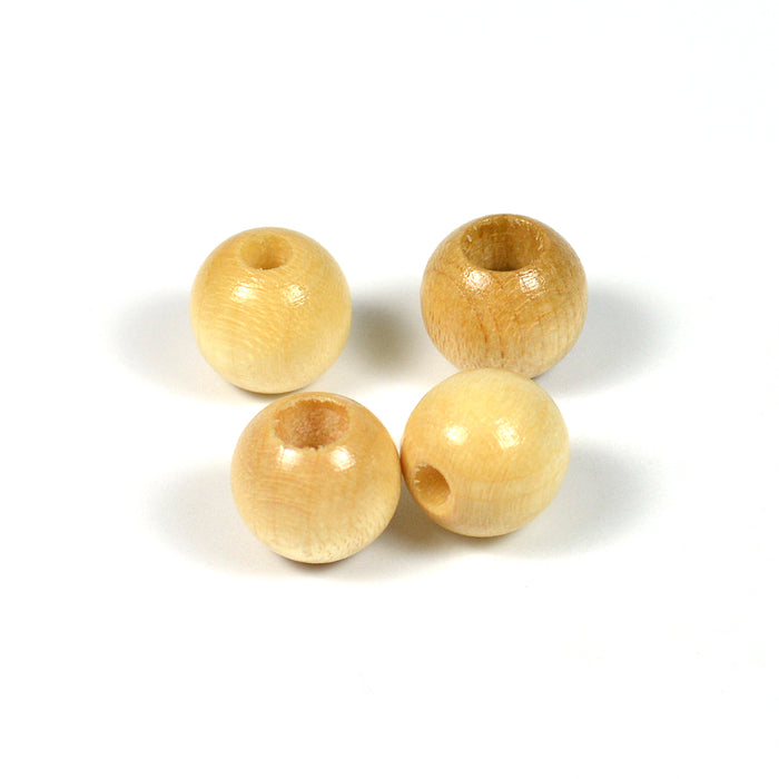 Säkerhetspärlor, 10mm, naturlig, 6st