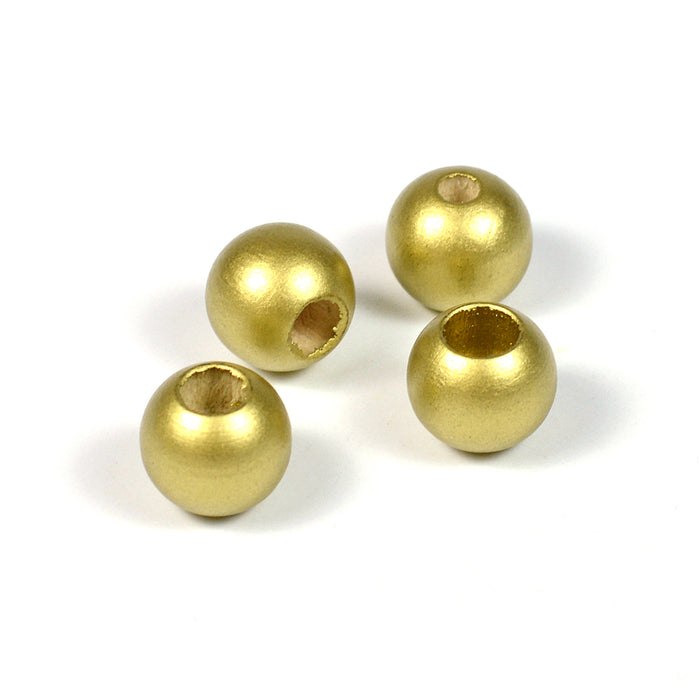 Säkerhetspärlor, 10mm, guld, 6st