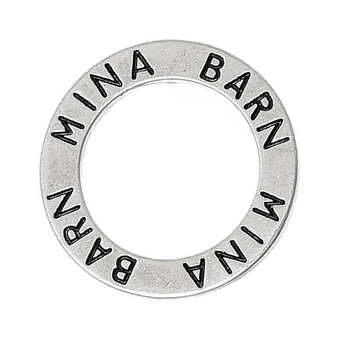 Budskapsring, "mina barn"