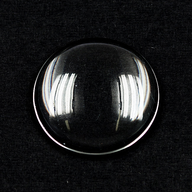 Glascabochon, 20mm, 10st