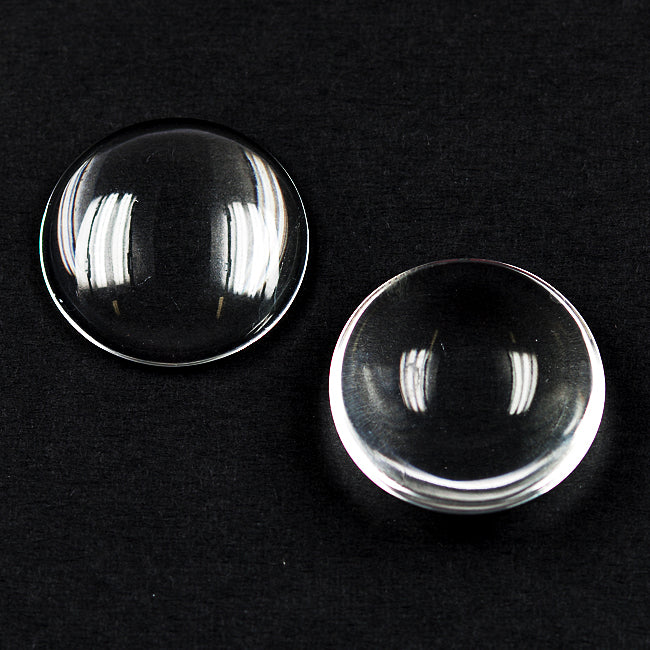 Glascabochon, 20mm, 10st
