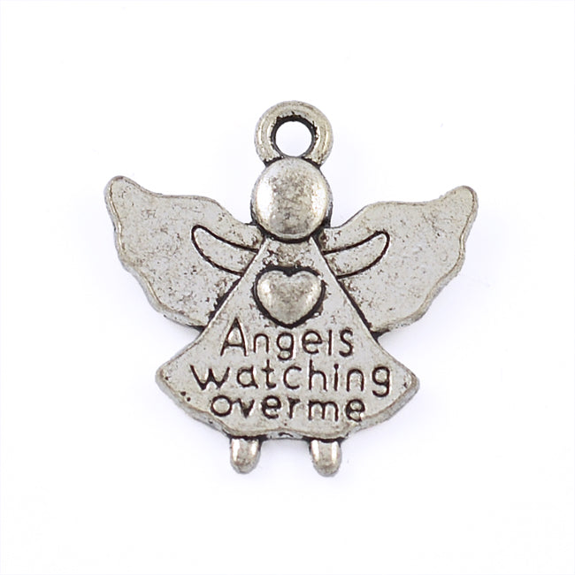 Berlock, ängel "Angels watching over me", 19mm, 10st