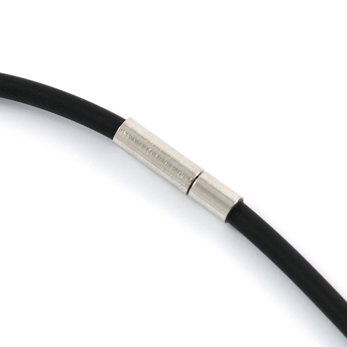 Halsband i gummi med magnetlås, 46cm