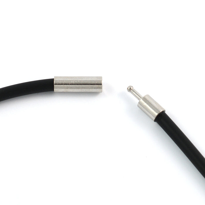 Halsband i gummi med magnetlås, 46cm