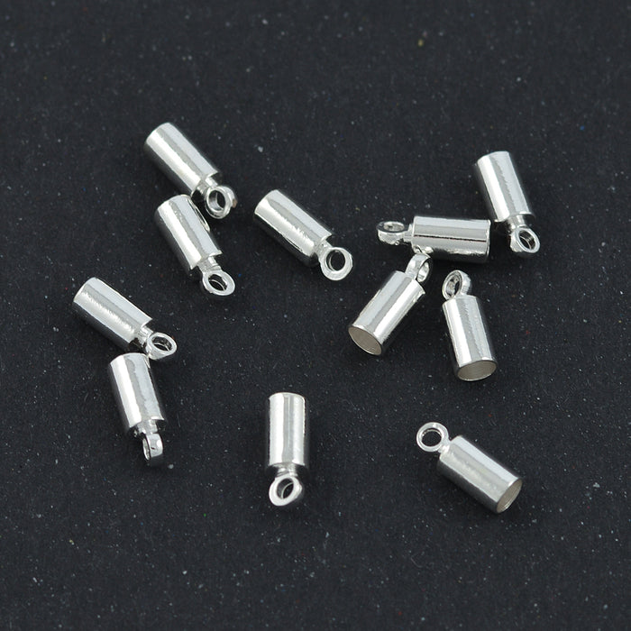Bandavslut, silver, 3mm, 25st
