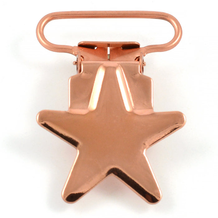 Metallclips, stjärna, koppar
