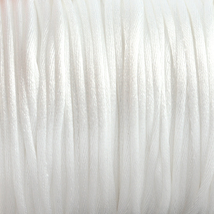 Satinsnöre, vit, 1,5mm