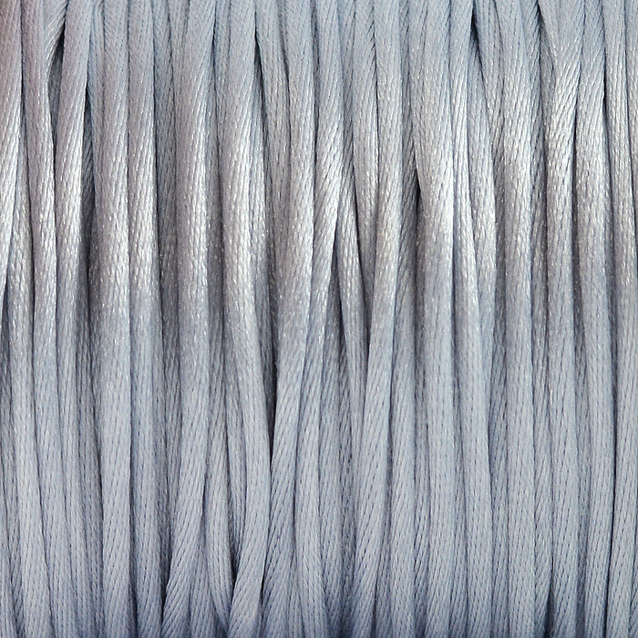 Satinsnöre, silvergrå, 1,5mm