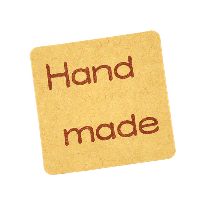 Klistermärken "handmade", 25mm