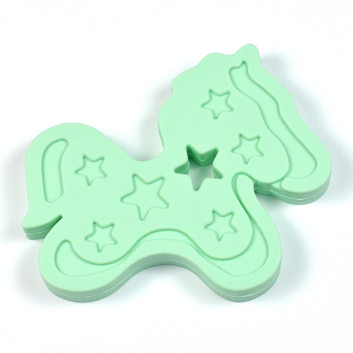 Silikon bitring, ponny *classic*, mint