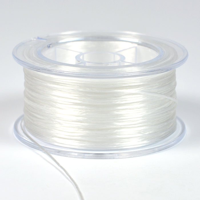 Elastisk tråd på dispenser, 0,8mm, 50m
