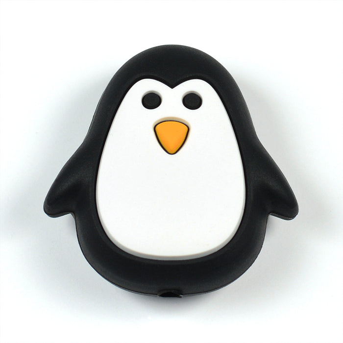 Motivpärla i silikon, pingvin