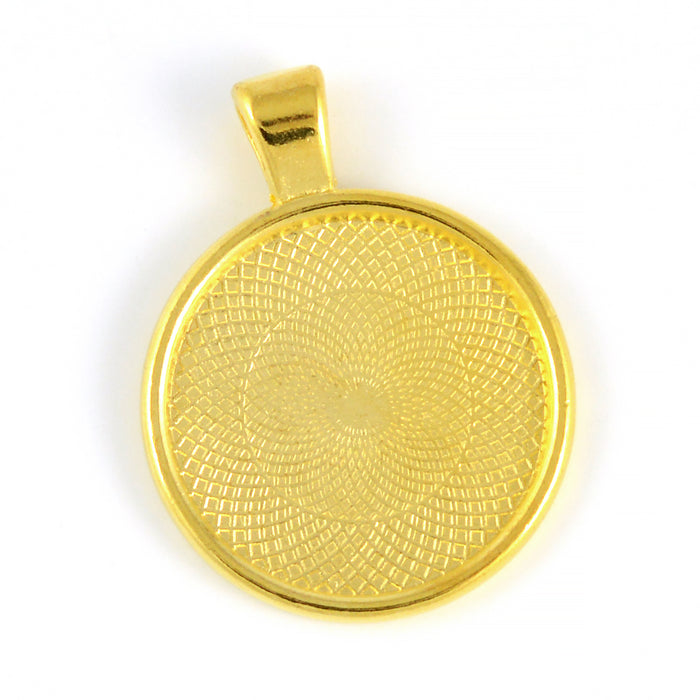 Stilren ramberlock, guld, 25mm
