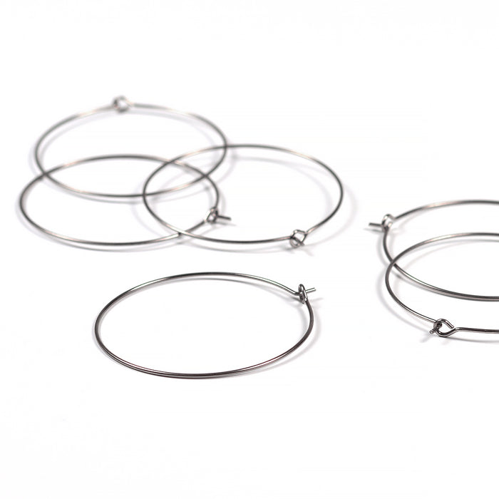 Vinglasmarkörer, rostfritt stål, 35mm, 6st