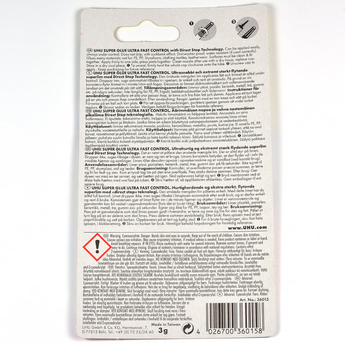 UHU Super Glue Control, 3g